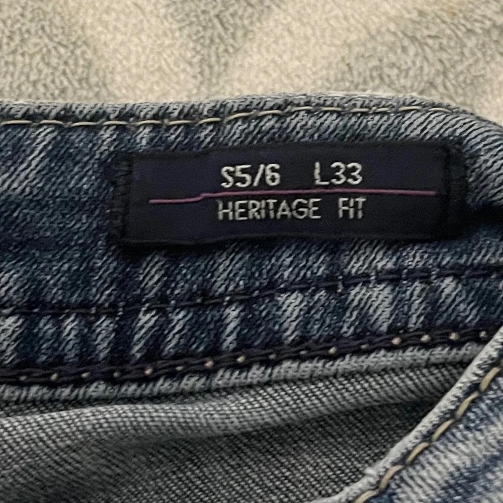 Vigoss‎ Dublin Heritage Bootcut Jeans Denim Embellished Size 5/6 L33 Women's